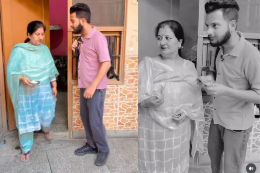 Son requesting mother for extra money for school trip