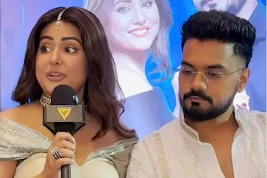 Hina Khan and Rcky Jaiswal on Pati Patni Aur Panga participation