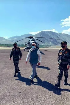 Ladakh standoff: PM Narendra Modi's surprise visit.