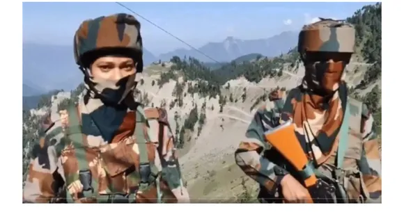 Army for the first time has deployed women soldiers for internal security and combat duties