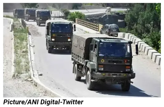 India building new road to Ladakh, for facilitating troop movement without observation from enemy'