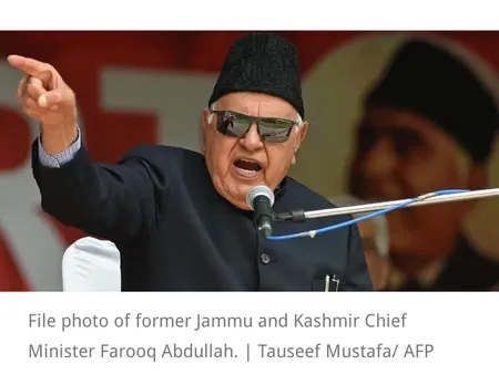 Kashmiris don't feel they are Indian,  Farooq Abdullah