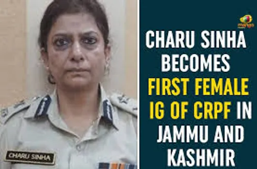 Charu Sinha becomes the first woman commander of CRPF in Jammu-Kashmir
