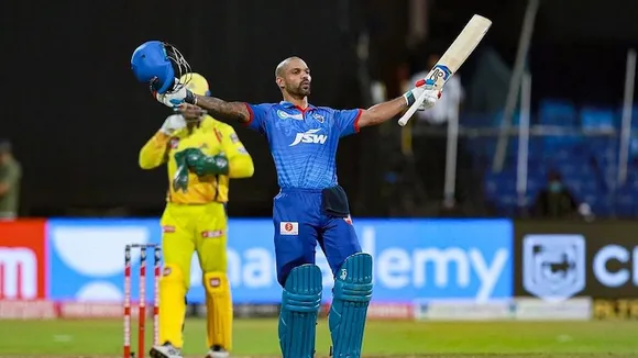Shikhar Dhawan's maiden ton pushes Chennai back