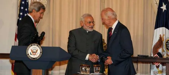 PM Modi spoke to Joe Biden and congratulates Kamala Harris