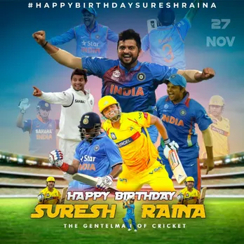 Happy birthday to Suresh Raina