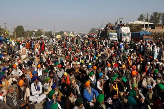 Farmers protest
