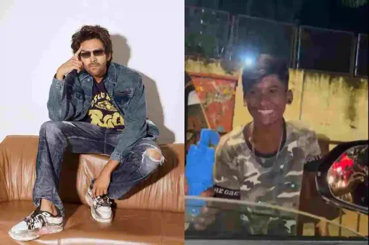 A young street vendor turns out to be a Kartik Aaryan fan; watch this warm video