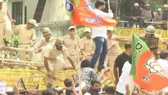 BJP protest Jaipur