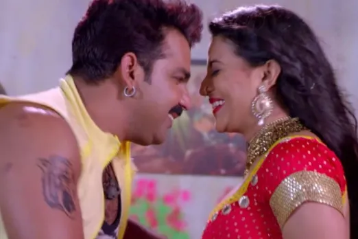 Pawan Singh and Akshara Singh