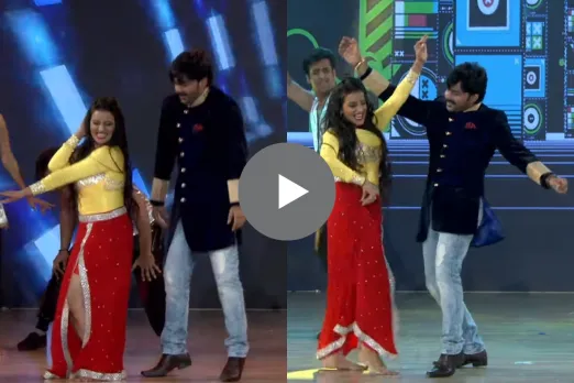 Pawan Singh and Akshara Singh