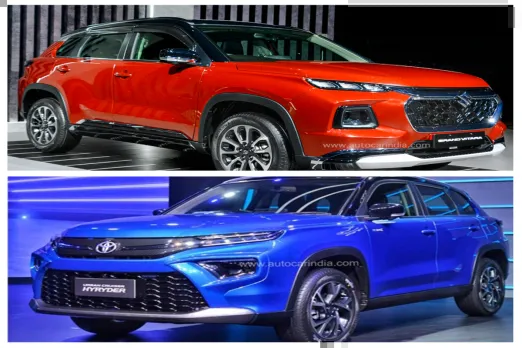 Toyota Hyryder vs Maruti Grand Vitara: