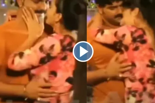 Pawan Singh and Akshara Singh