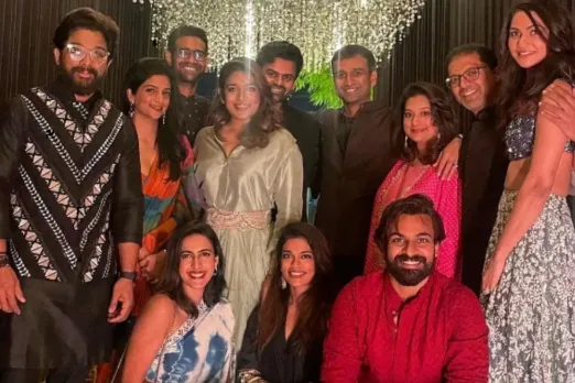 Allu Arjun and Sneha Diwali Bash