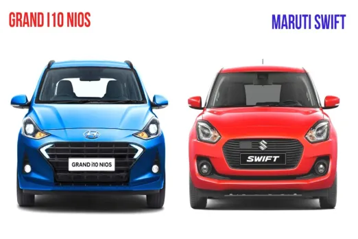 Maruti Suzuki Swift vs Hyundai Grand i10 Nios:
