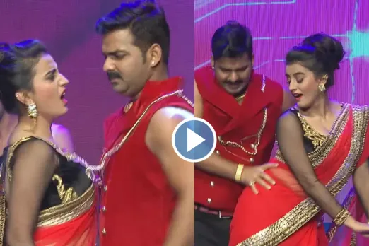 Pawan Singh and Akshara Singh