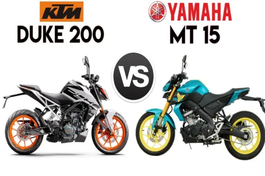 Yamaha MT 15 vs KTM Duke 200