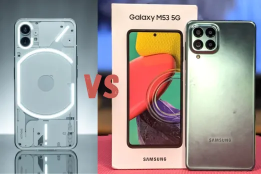 Samsung Galaxy M53 5G Vs Nothing Phone (1)