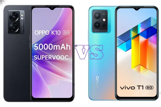 OPPO K10 Vs Vivo T1