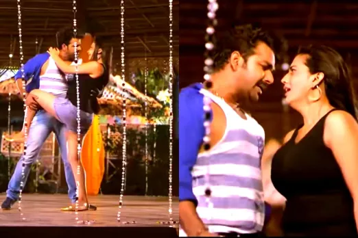 Pawan Singh and Akshara
