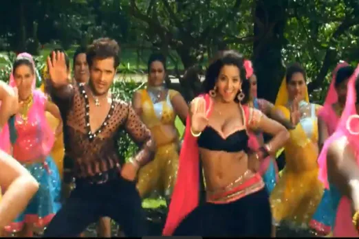 Khesari Lal Yadav and Monalisa