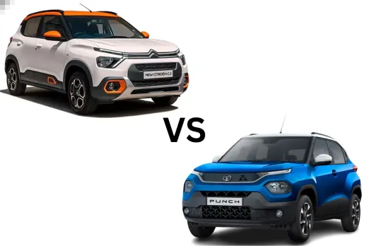 Tata Punch Vs Citroen C3