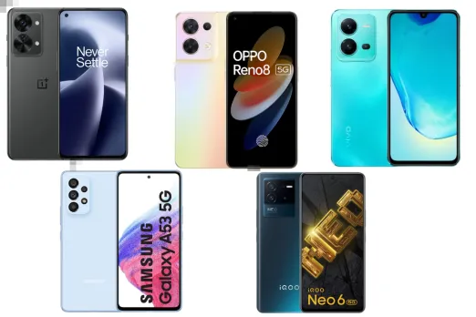 Top 5 5G phones under Rs 30000
