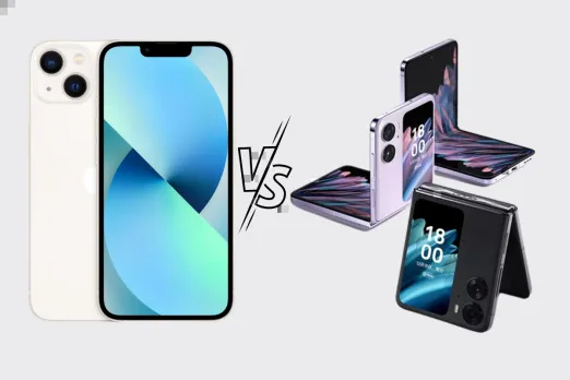 iPhone 13 vs OPPO Find N2 Flip
