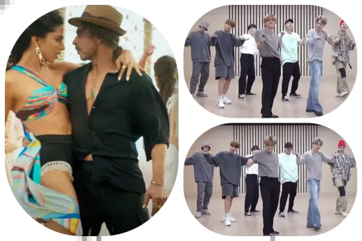 BTS dance on Pathaan song Besharam Rang