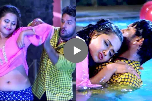 Khesari Lal Yadav and Kajal Raghwani