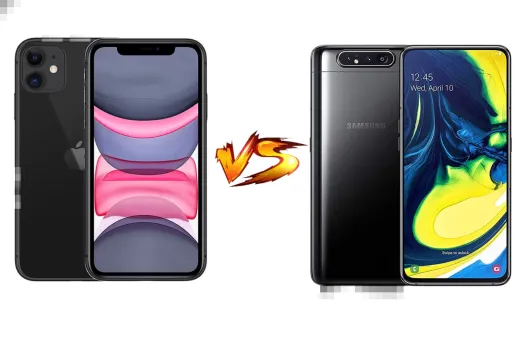 iPhone 11 vs Samsung Galaxy A80