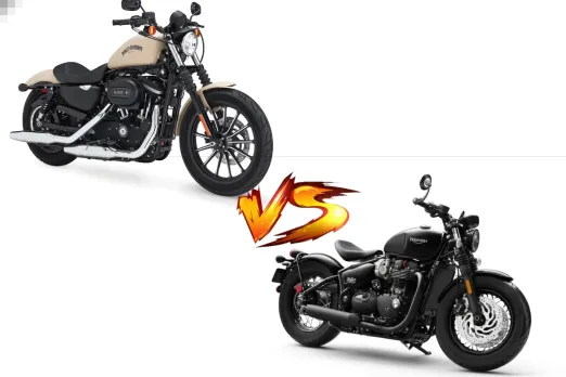 Harley Davidson Iron 883 vs Triumph Bonneville Bobber