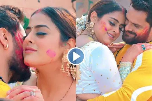 Khesari Lal and Yamini Singh