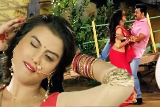 Pawan Singh and Akshara Singh
