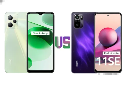 Realme C35 vs Xiaomi Redmi Note 11 SE