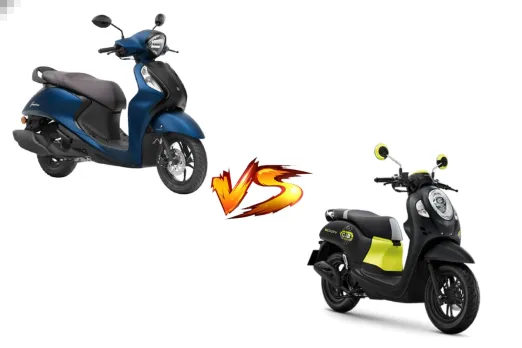 Yamaha Fascino 125 Fi vs Honda Scoopy
