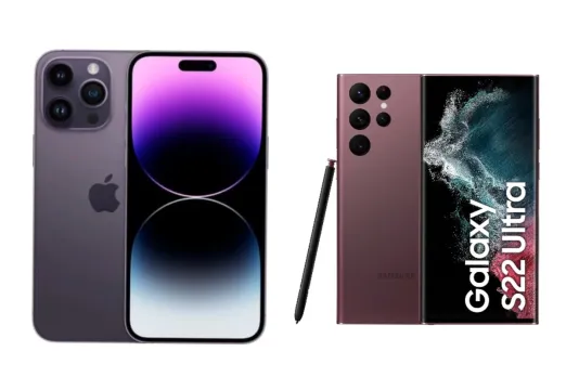 iPhone 14 Pro Max vs Galaxy S22 Ultra