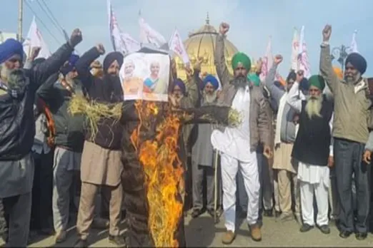 Farmer protest union budget