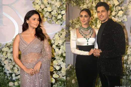 Kiara Advani and Sidharth Malhotra reception
