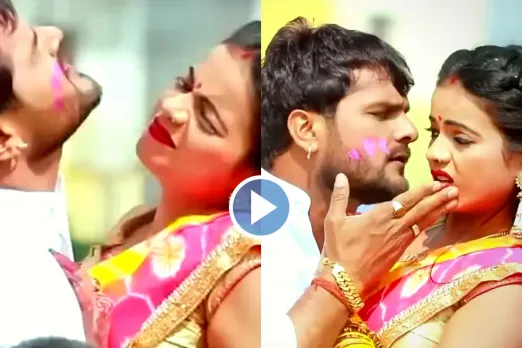Khesari Lal and Anisha Pandey