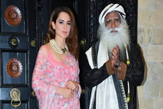 Kangana Ranaut and Sadhguru