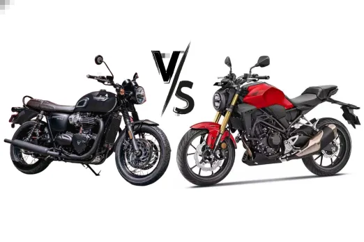 Triumph Bajaj 350 VS Honda CB300R