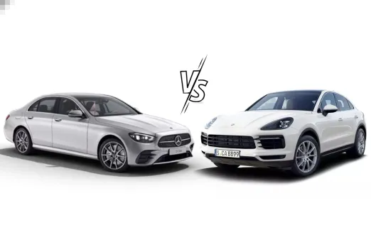 Mercedes E Class vs. Porsche Cayenne