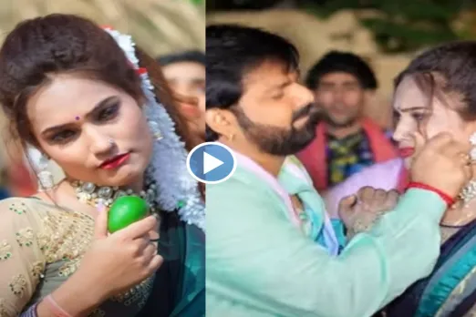 Pawan Singh and Queen Shalin