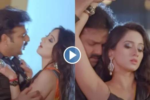 Pawan Singh and Harshika Pooncha