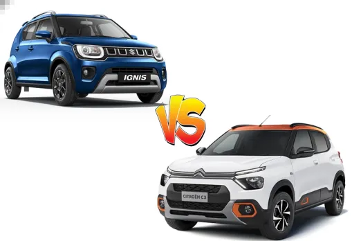 Maruti Suzuki Ignis vs Citroen C3