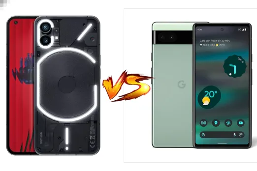 Nothing Phone 1 vs Google Pixel 6a