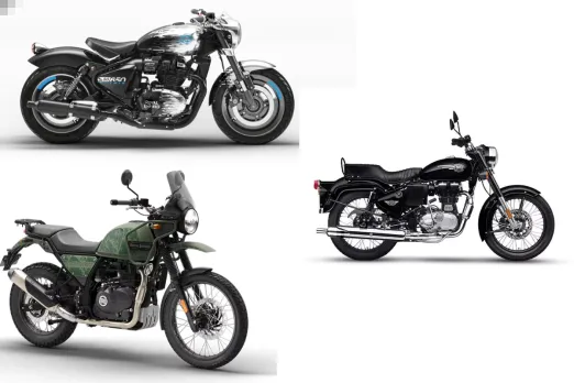 3 Royal Enfield bikes