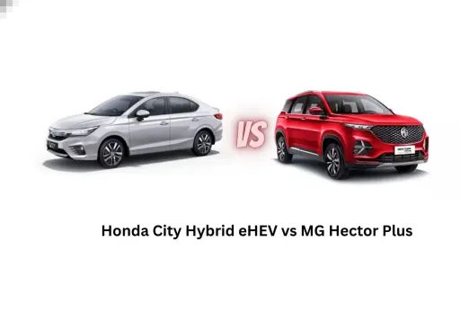 Honda City Hybrid eHEV vs MG Hector Plus