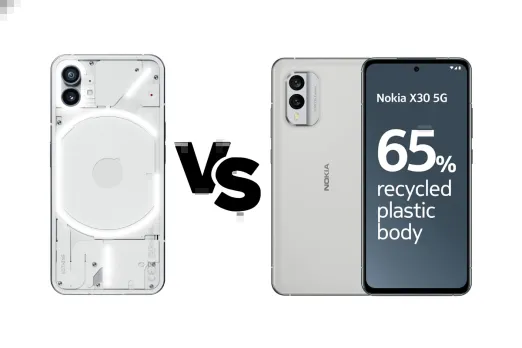 Nothing Phone 1 vs Nokia X30 5G